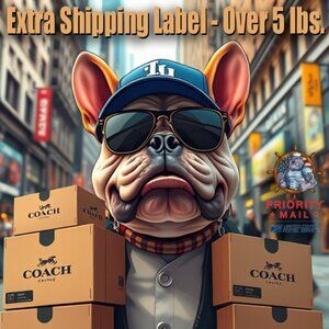 Extra Shipping Label - For Orders Over 5 Pounds